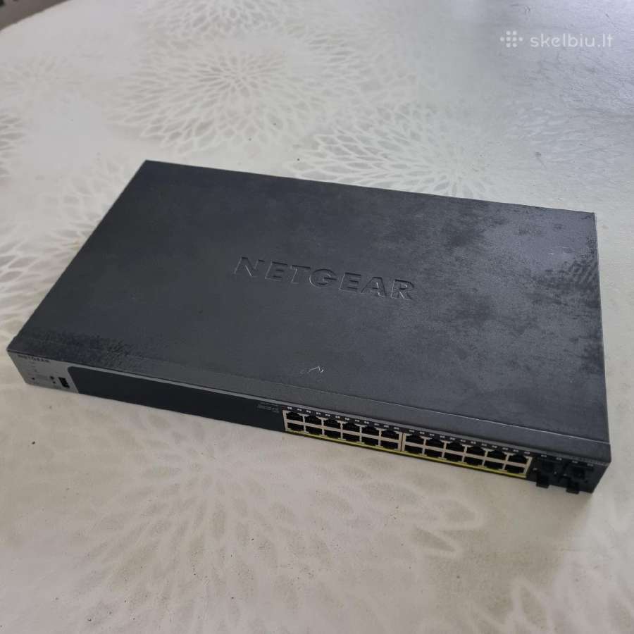 Netgear Prosafe Gs728tpp Komutatorius