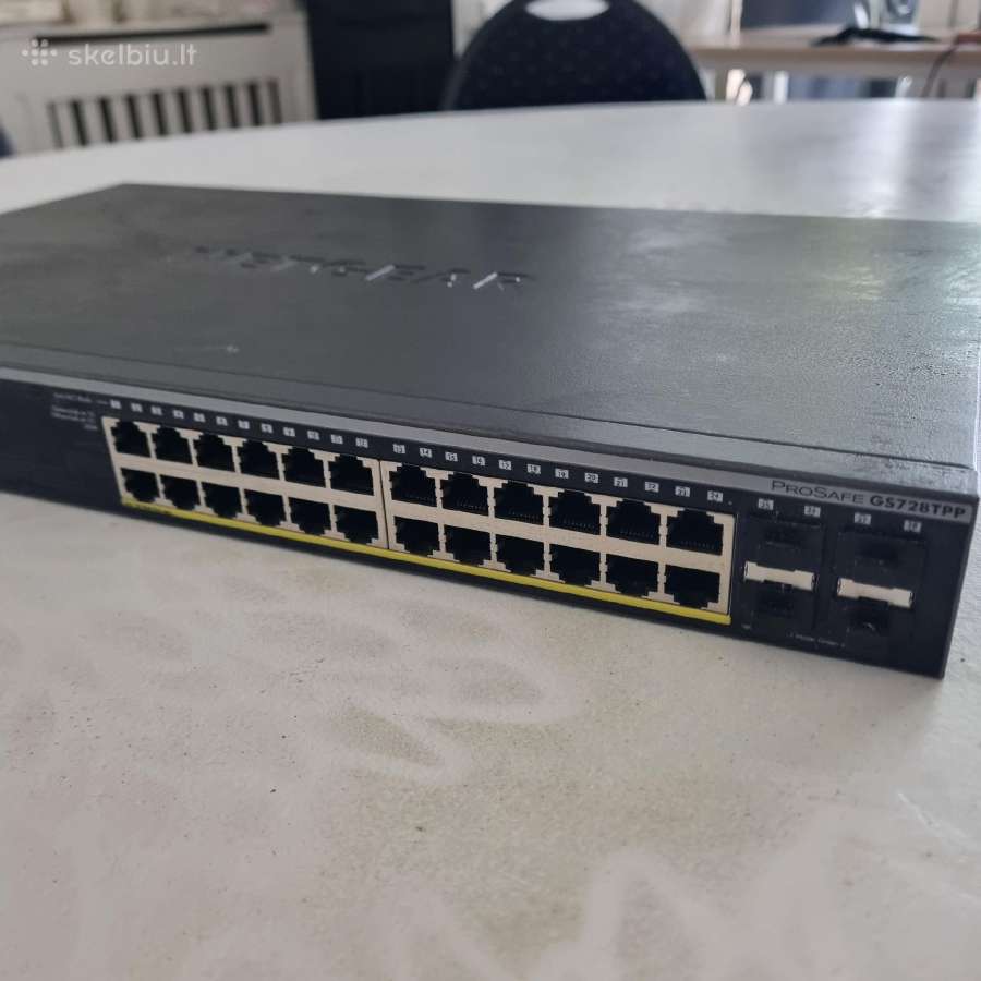 Netgear Prosafe Gs728tpp Komutatorius - nuotraukos Nr. 2