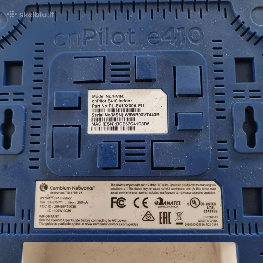 Cambium Networks cnpilot E410 Prieigos taškas - nuotraukos Nr. 2