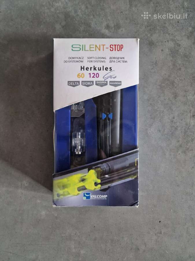 Valcomp „silent-stop“ soft close mechanizmas