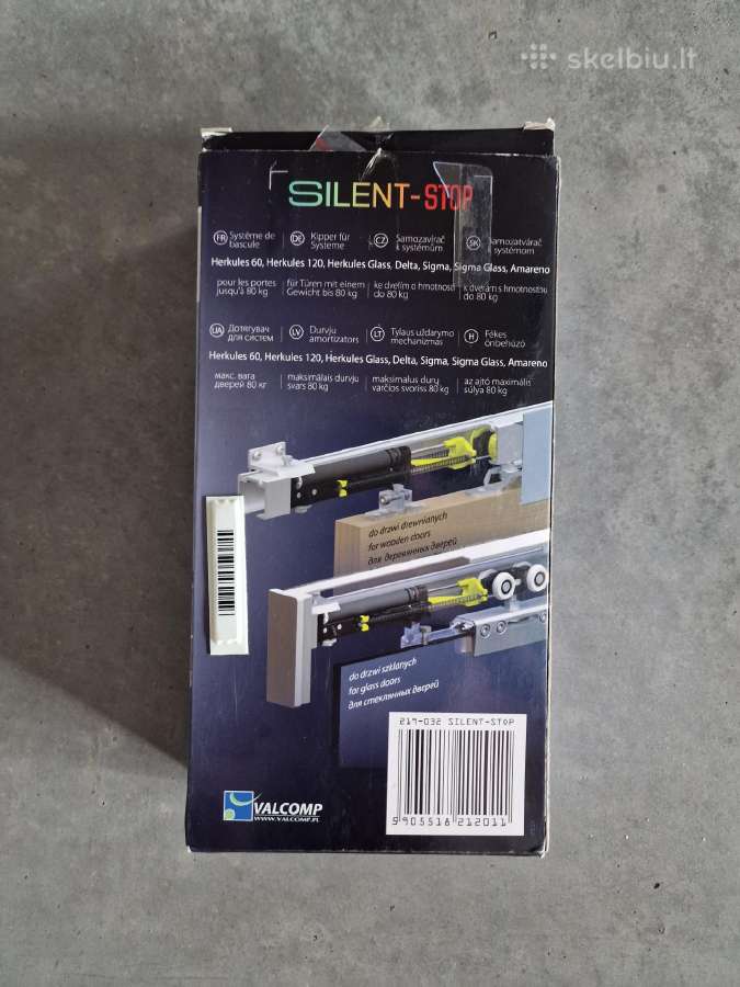 Valcomp „silent-stop“ soft close durų mechanizmas - nuotraukos Nr. 3