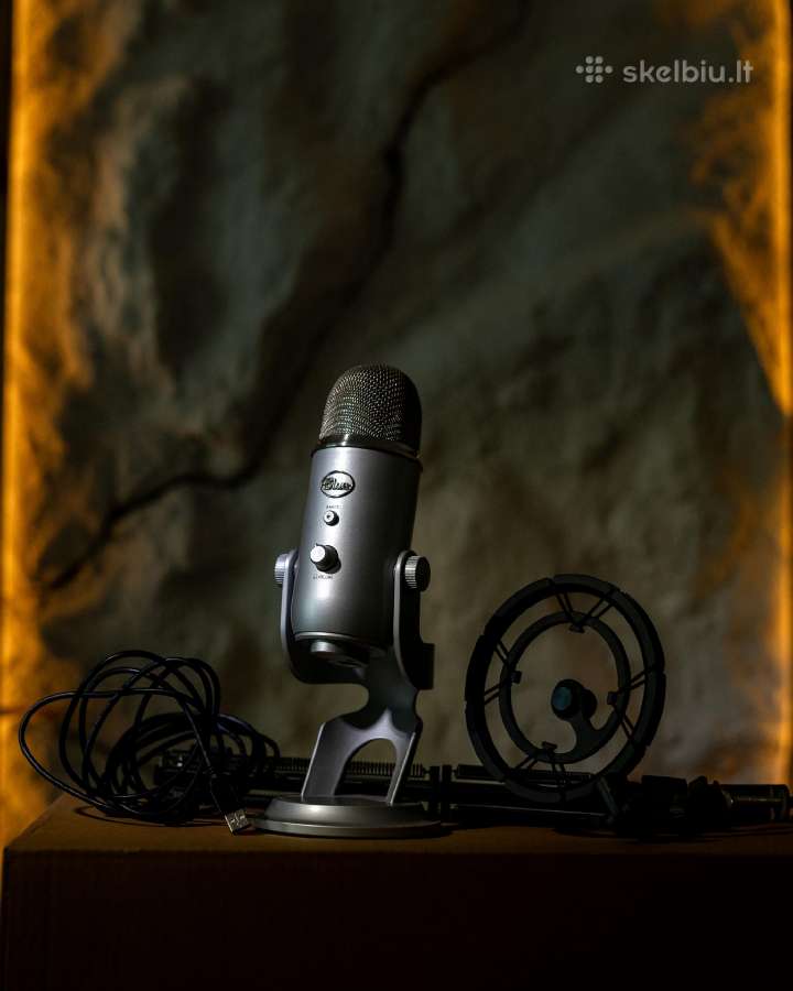 Blue yeti mokrofonas