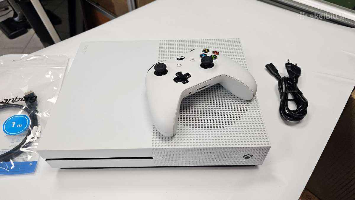 Xbox One S su 40 žaidimų ir Garantija