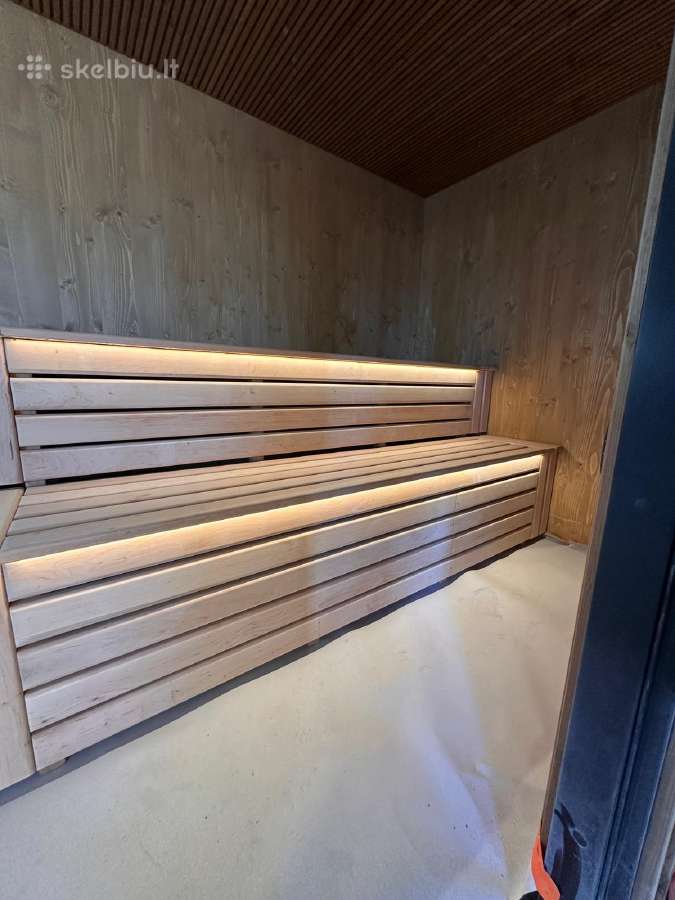 Moderni modulinė pirtis su panoraminiu langu - nuotraukos Nr. 5
