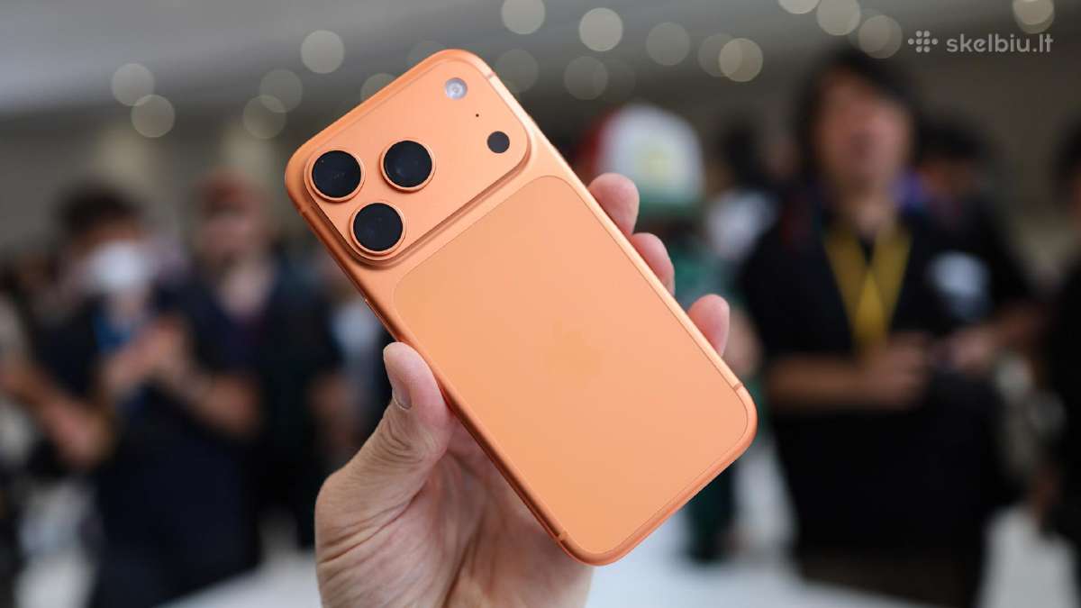 Perkame iPhone 17 Pro Max - kaina per 1 min!