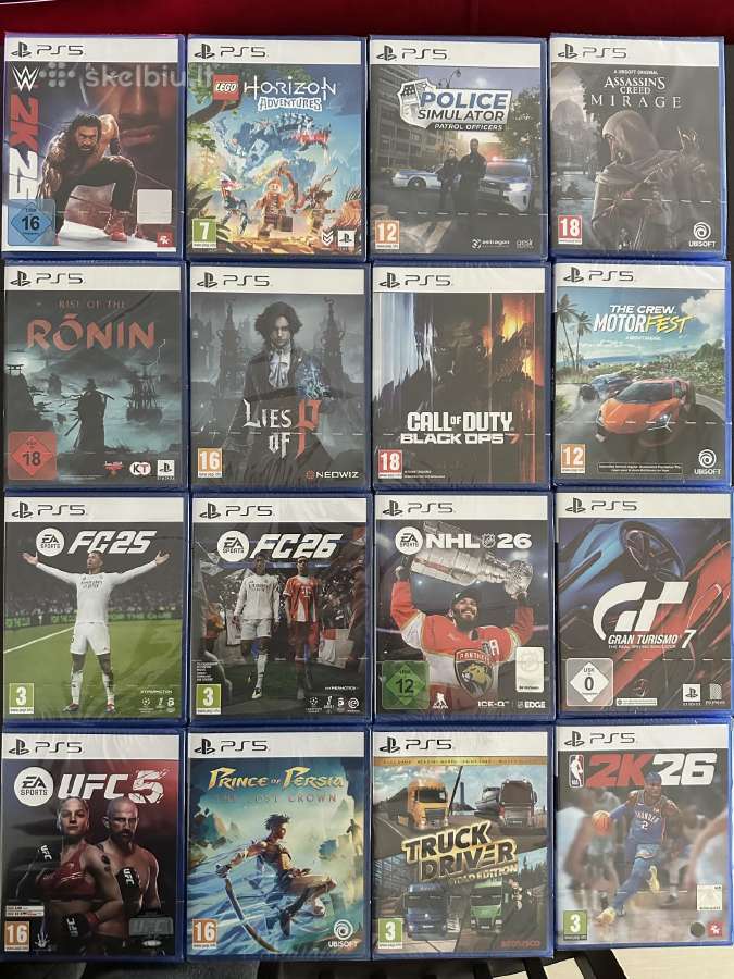 Playstation 4/ Playstation 5 žaidimai!