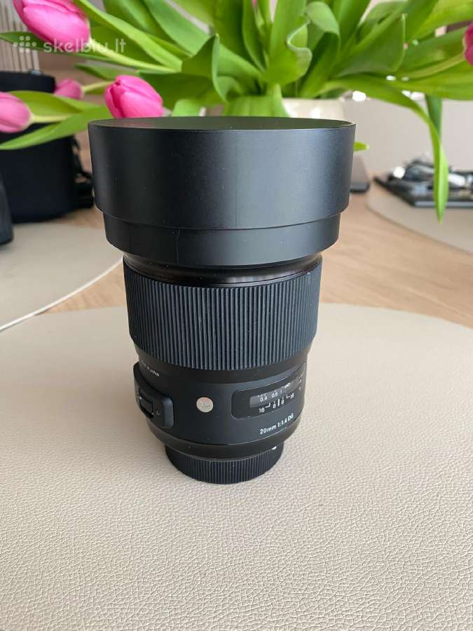 Sigma 20 mm 1,4f Dg Art Nikon mount