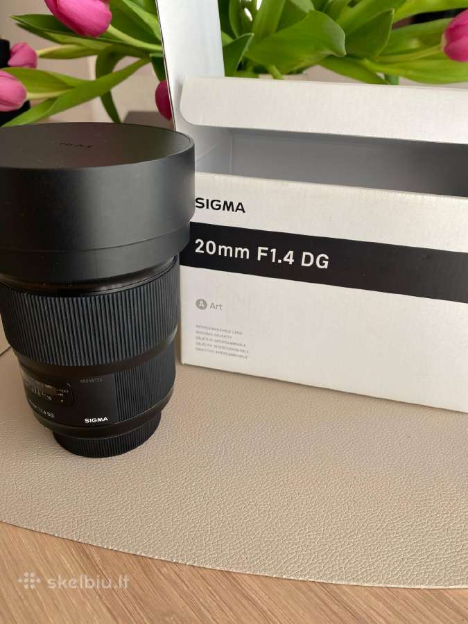 Sigma 20 mm 1,4f Dg Art Nikon mount - nuotraukos Nr. 3