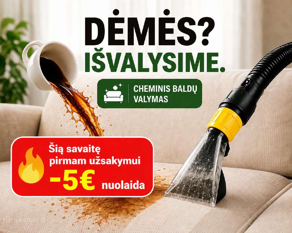 Cheminis Baldų Valymas Vilniuje - nuotraukos Nr. 2