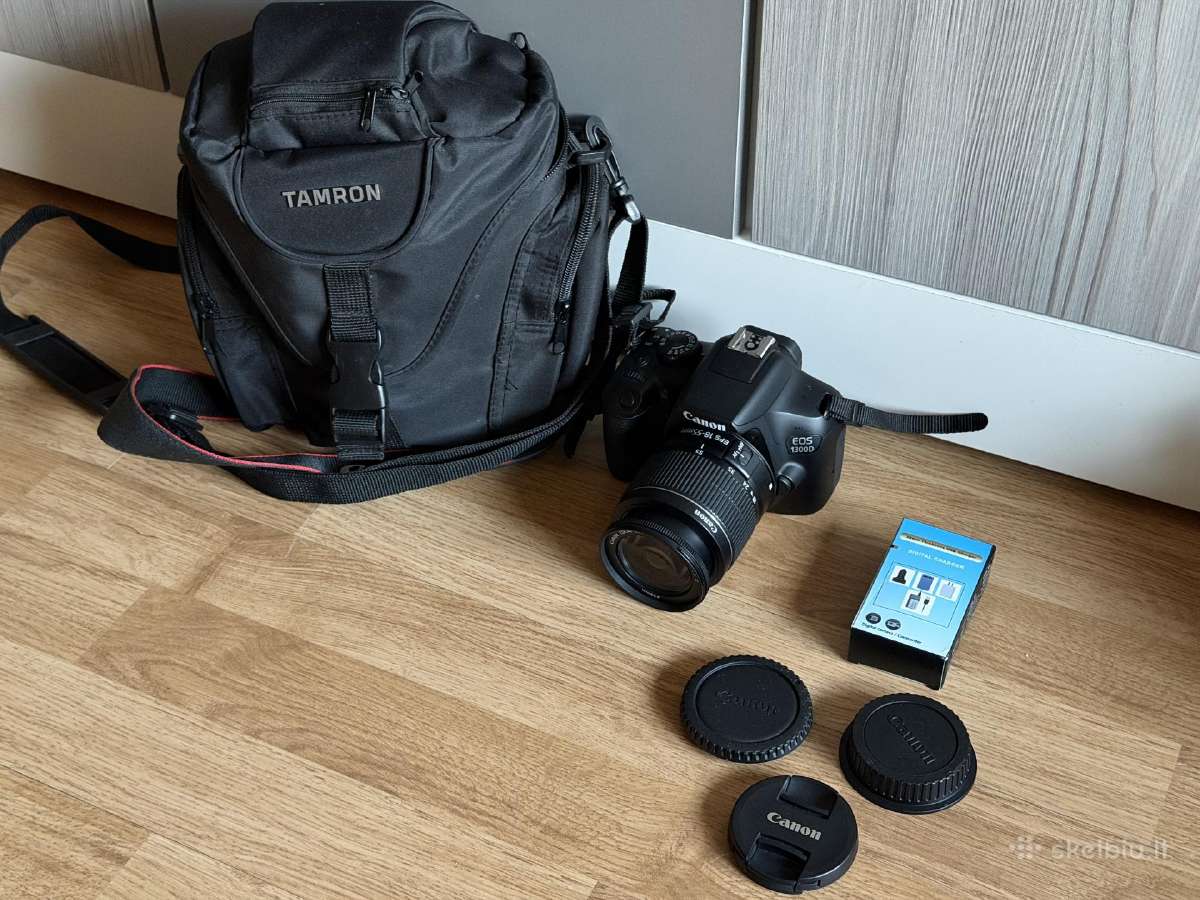 Canon EOS 1300d / Dslr / 18-55mm / 3k kadrų