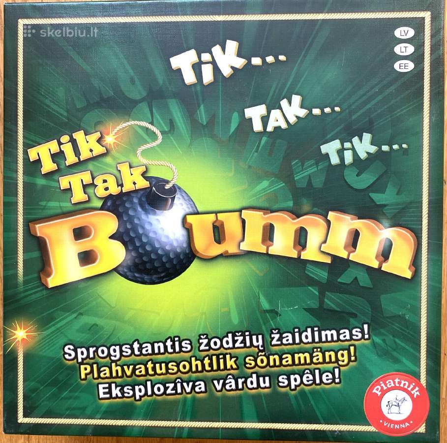 Žaidimas "Tik Tak Bumm"
