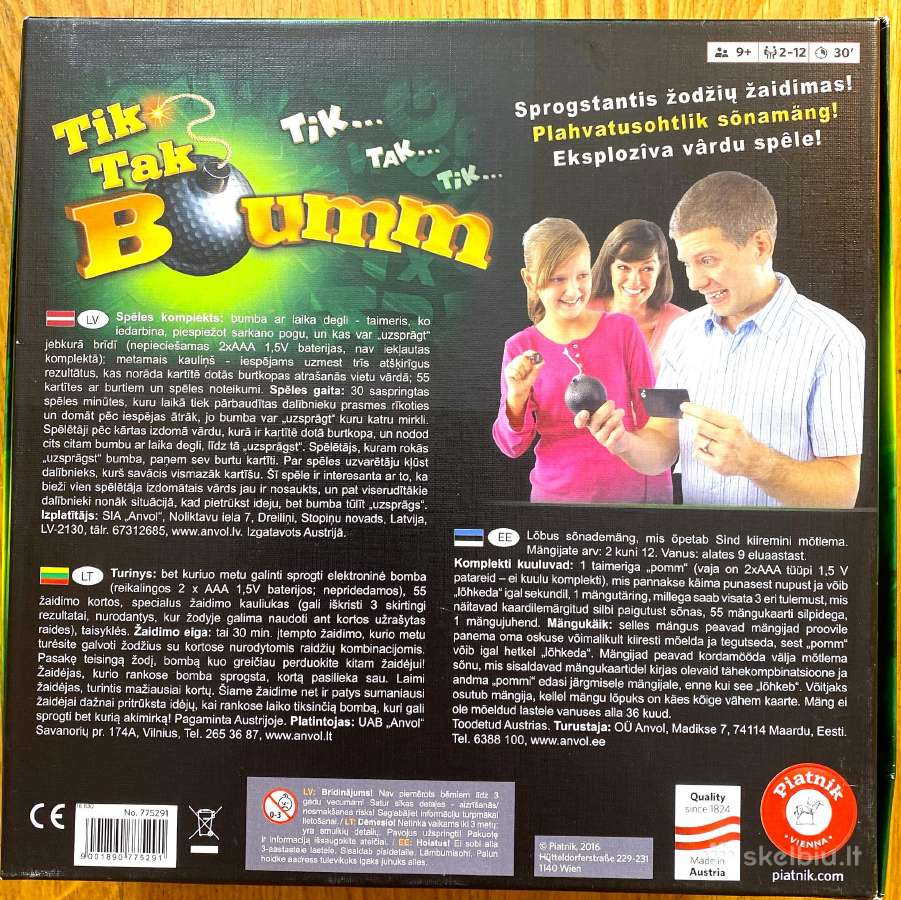 Žaidimas "Tik Tak Bumm" - nuotraukos Nr. 2