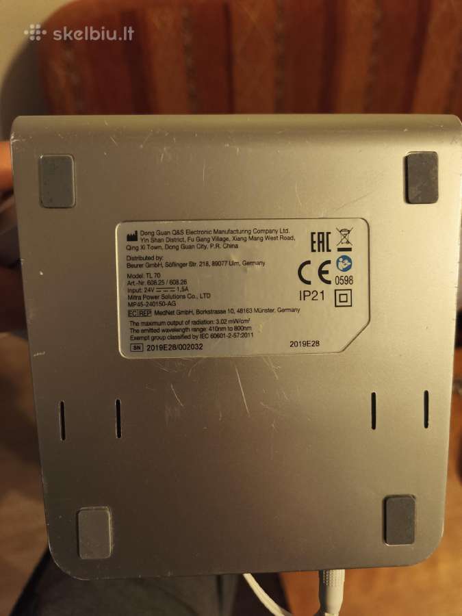 Beurer Tl 70 šviesos terapijos lempa – labai geros - nuotraukos Nr. 2