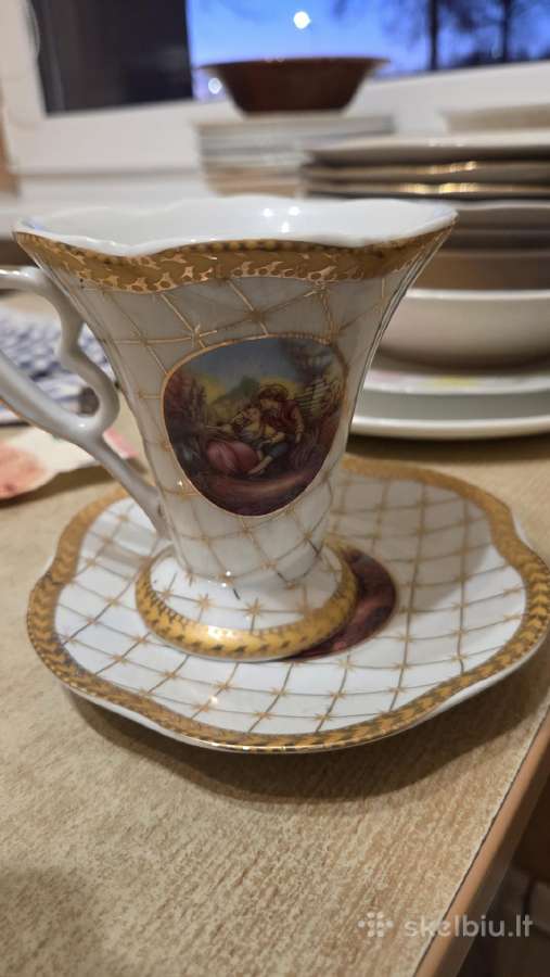 Peach gold choice puodukai