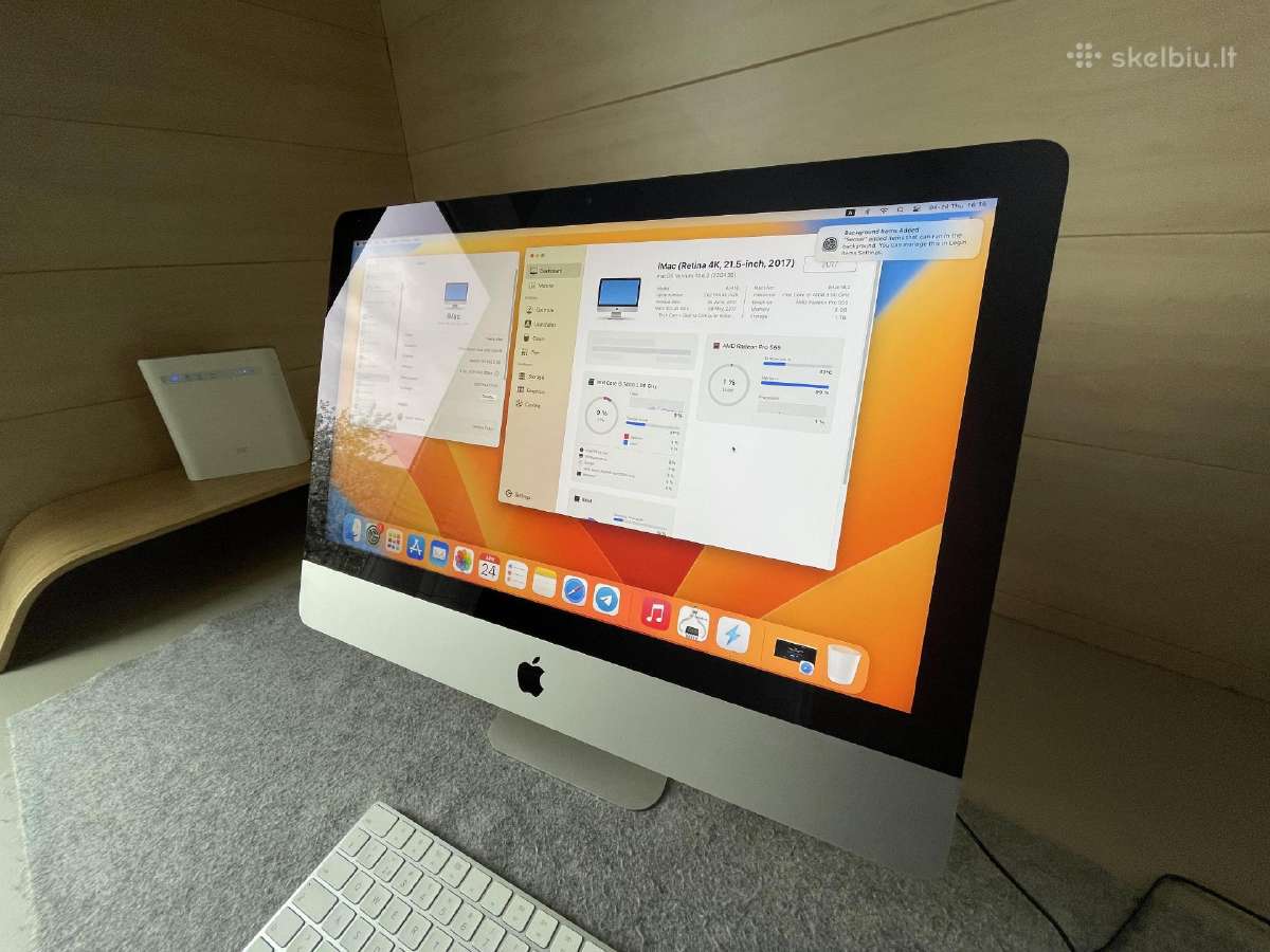 2017 m. iMac 4k kompiuteriai