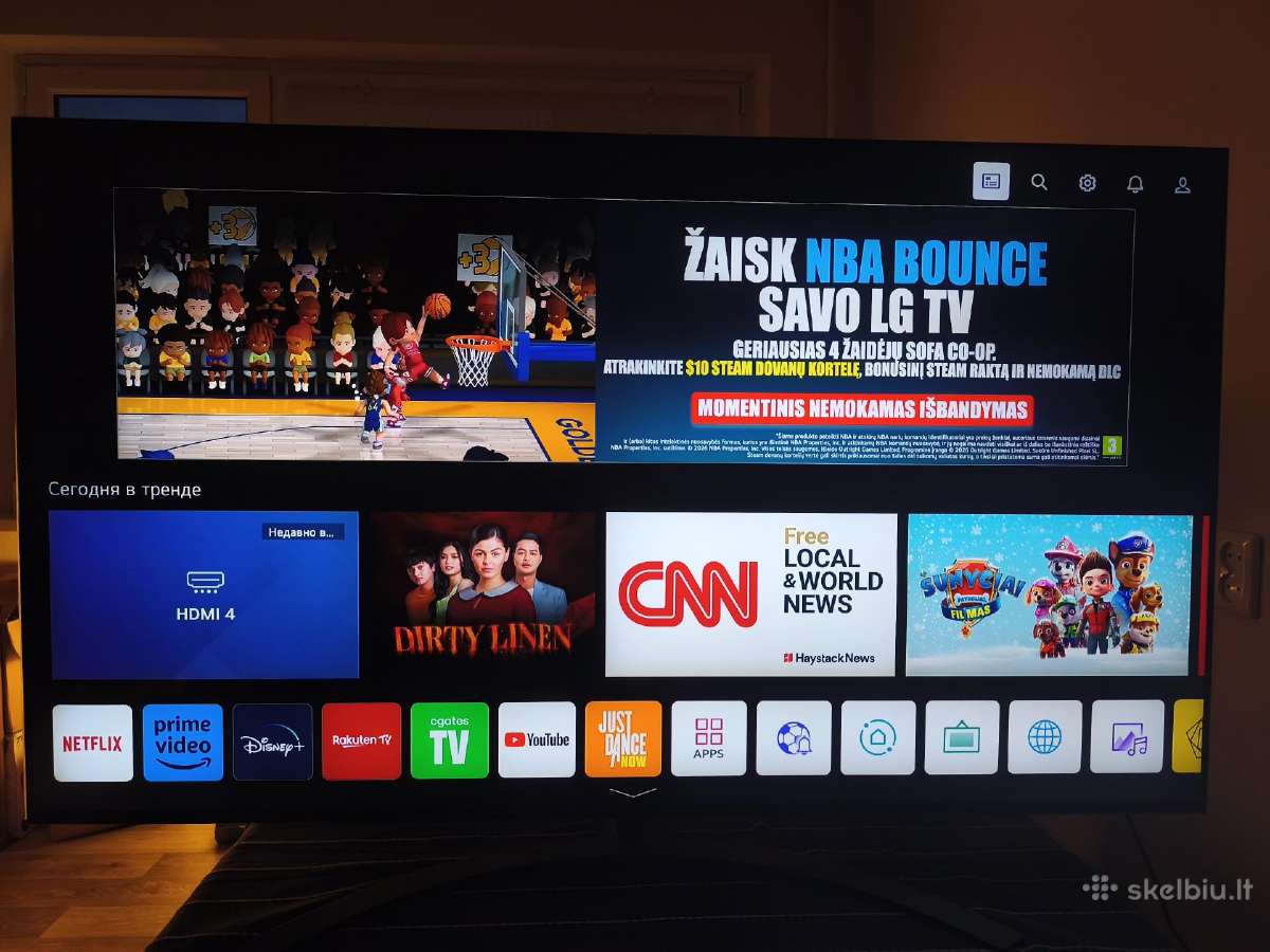 LG 65qned913qe 65 4k Miniled 120hz Hdmi 2.1 - nuotraukos Nr. 3