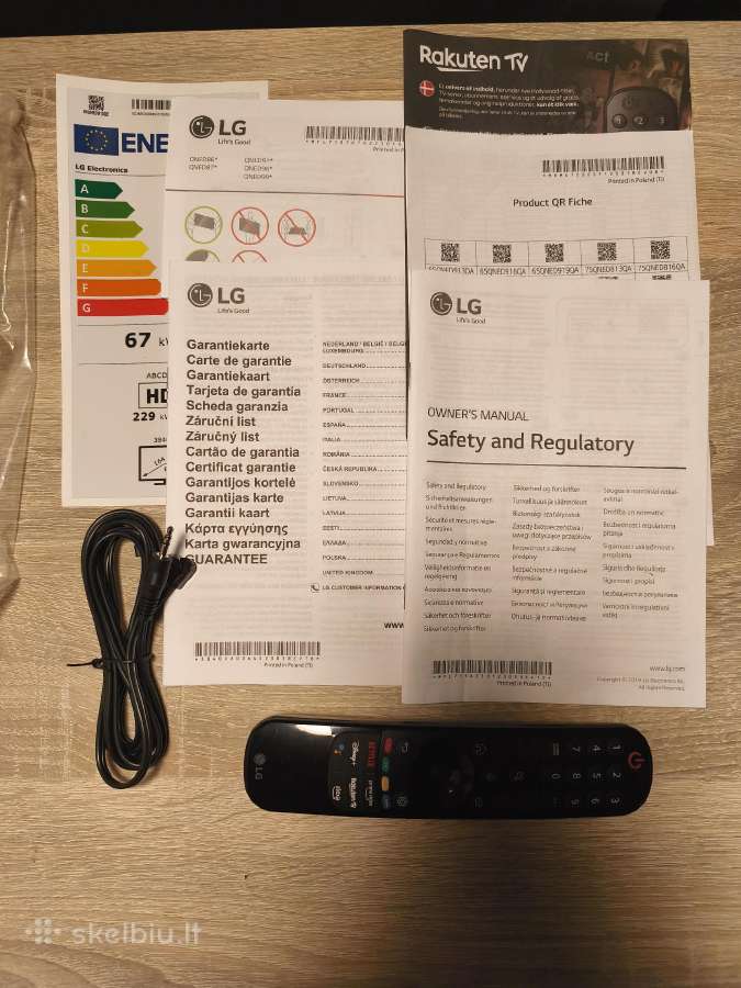 LG 65qned913qe 65 4k Miniled 120hz Hdmi 2.1 - nuotraukos Nr. 7