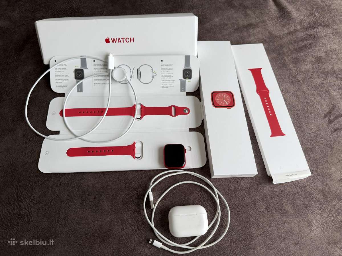 Apple Watch 8 ir Airpods Pro 1