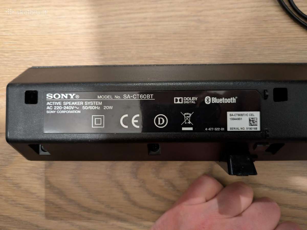 Sony soundbaras - nuotraukos Nr. 6