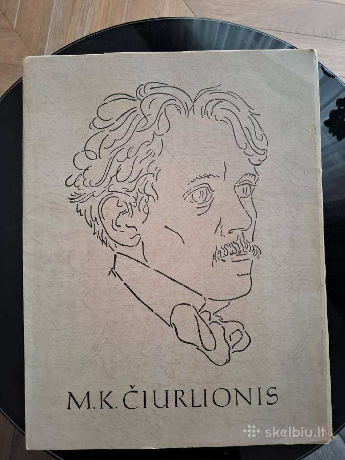 Vintažinis M.k Čiurlionis reprodukcijų katalogas