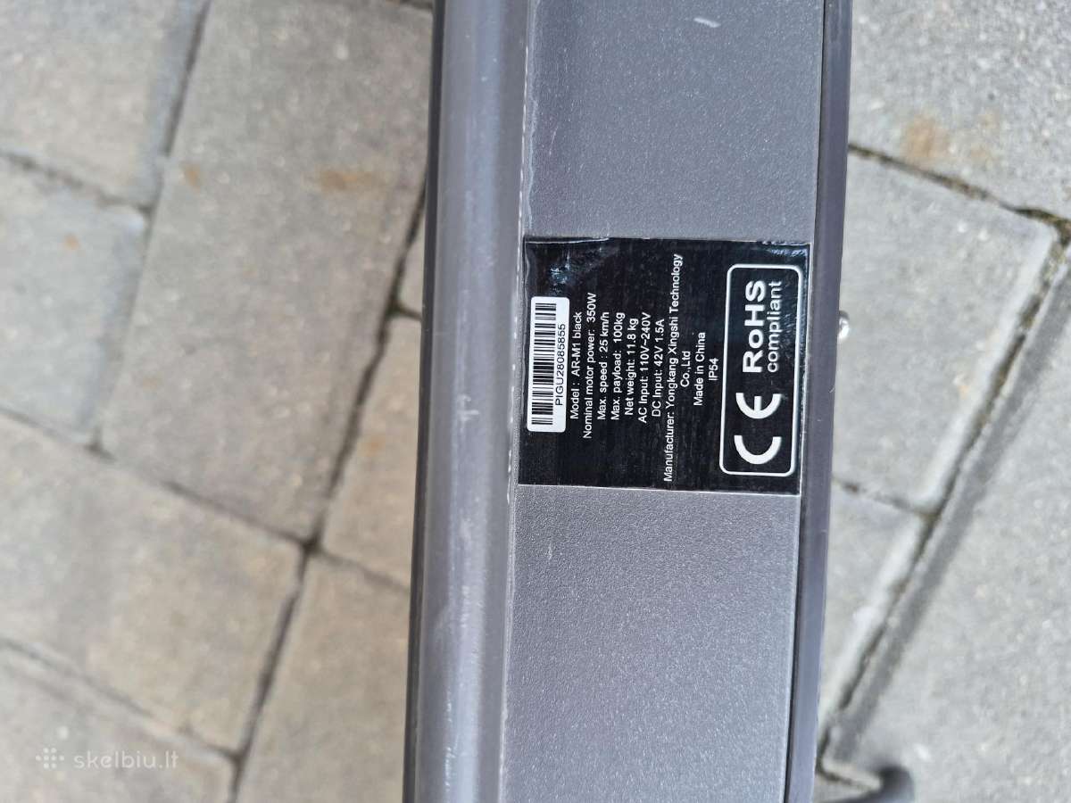 Elektrinis paspirtukas "Cityway" - nuotraukos Nr. 8
