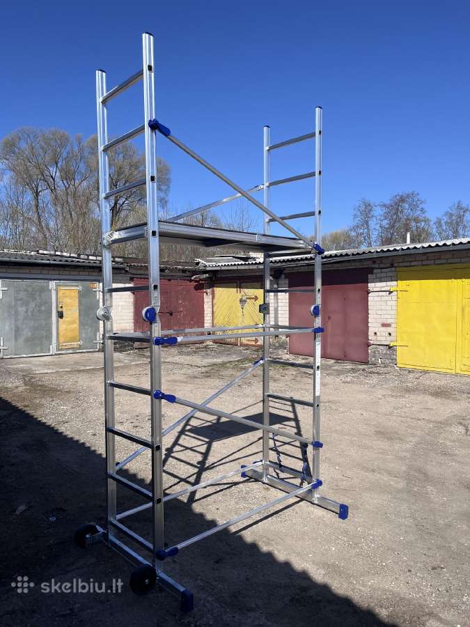 Aliuminis bokstelis su ratukais
