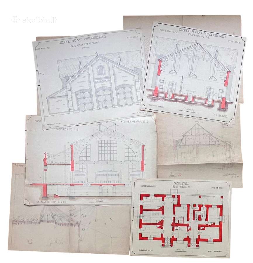 Parduodamas Vilniuje dirbusio architekto archyvas - nuotraukos Nr. 3