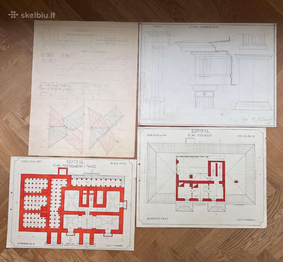 Parduodamas Vilniuje dirbusio architekto archyvas - nuotraukos Nr. 9