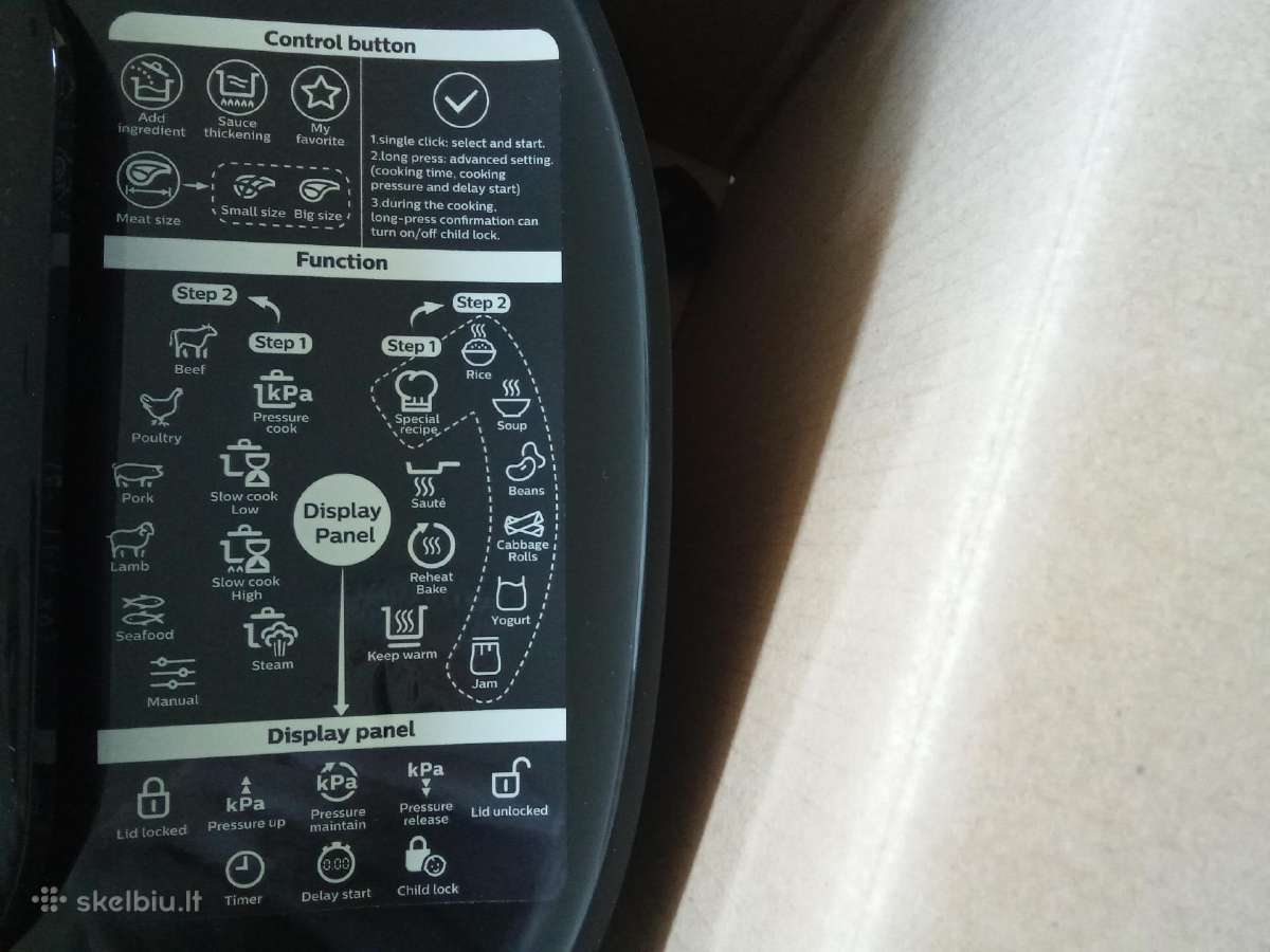 Philips 3000 naujas greitpuodis elektrinis - nuotraukos Nr. 9