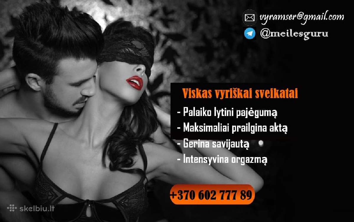 Viskas Vyrams. Potencijai sustiprinti, atitolinti