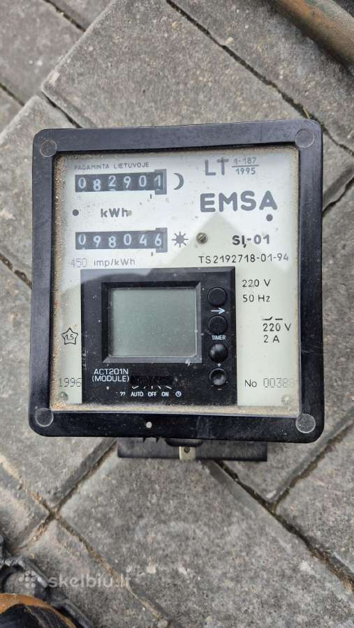 Elektros skaitiklis 1f