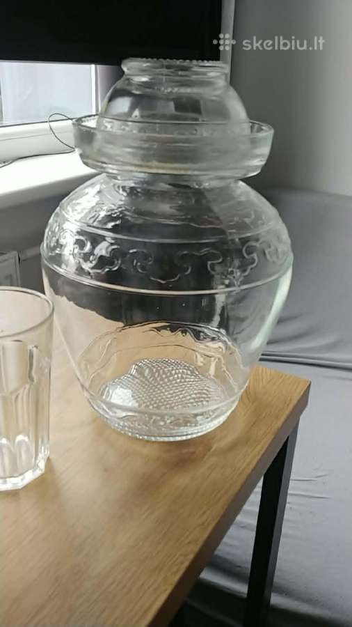 5l stiklinis fermentavimo indas / pickle jar