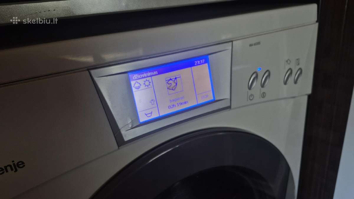 Gorenje skalbimo mašinos ir džiovyklės komplektas - nuotraukos Nr. 4