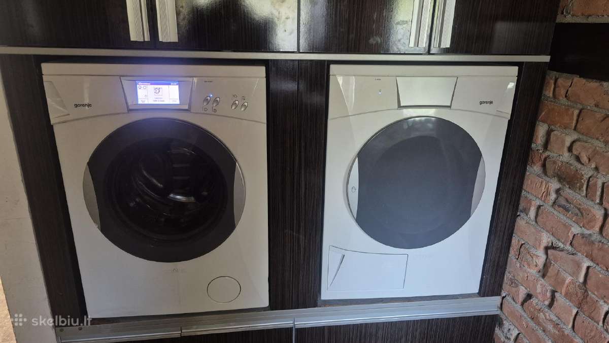 Gorenje skalbimo mašinos ir džiovyklės komplektas
