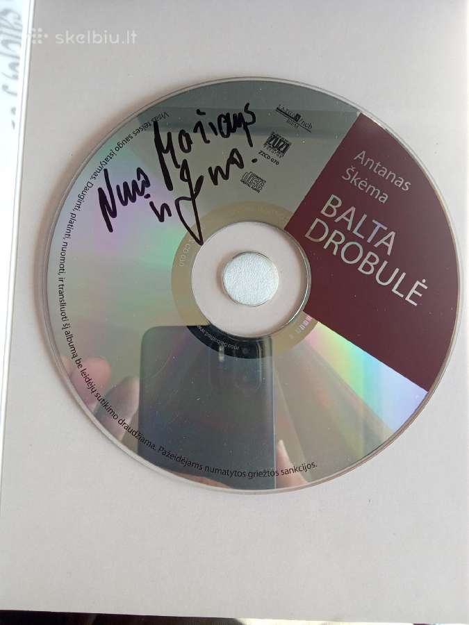 Balta drobulė audioknyga(CD) - nuotraukos Nr. 2