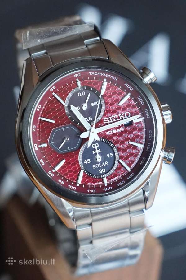 Naujas! Seiko Chronografas 41.5 mm