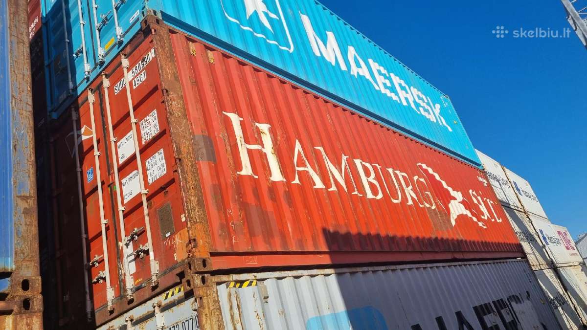 20 ir 40 pėdų naudoti konteineriai. - nuotraukos Nr. 3