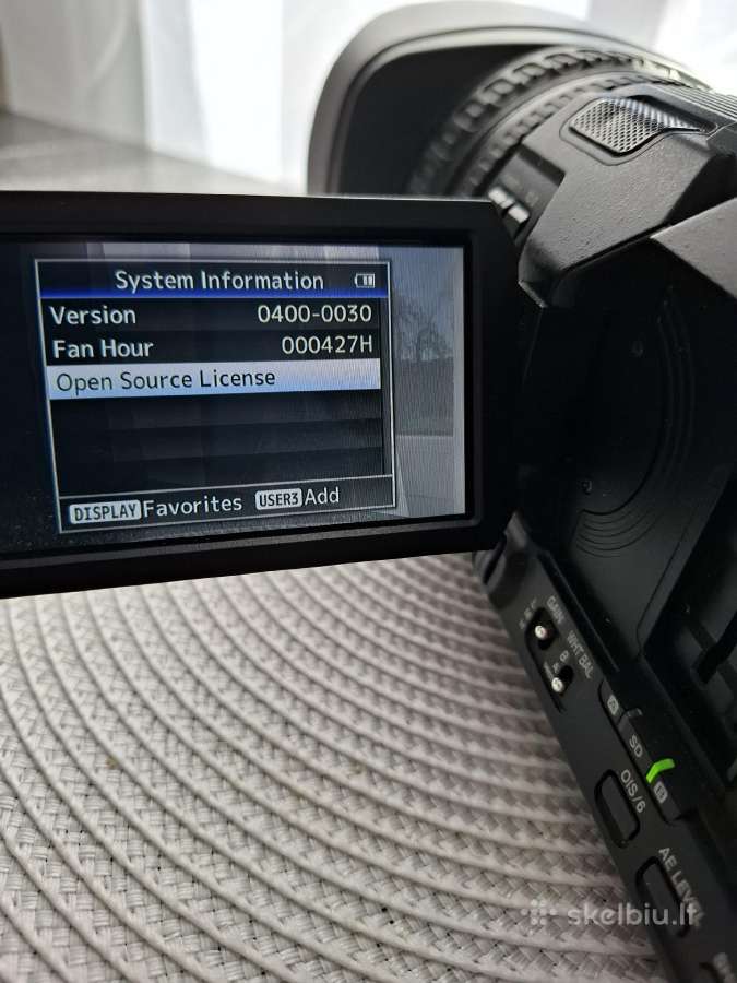 JVC Gy Hm170e 4k Kamera - nuotraukos Nr. 4