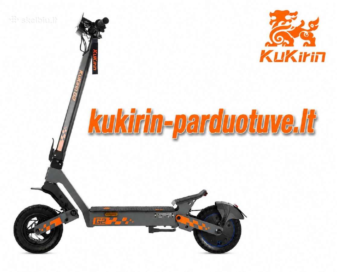 Naujas Kukirin G2 800w 55km/h 48v 15ah 2026m