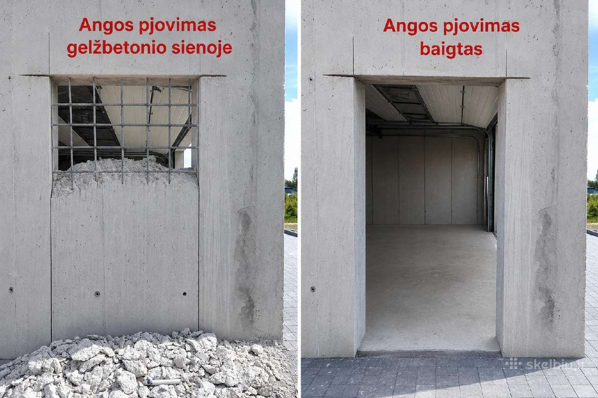 Griovimo Darbai Ir Angų Pjovimas Vilniuje - nuotraukos Nr. 2
