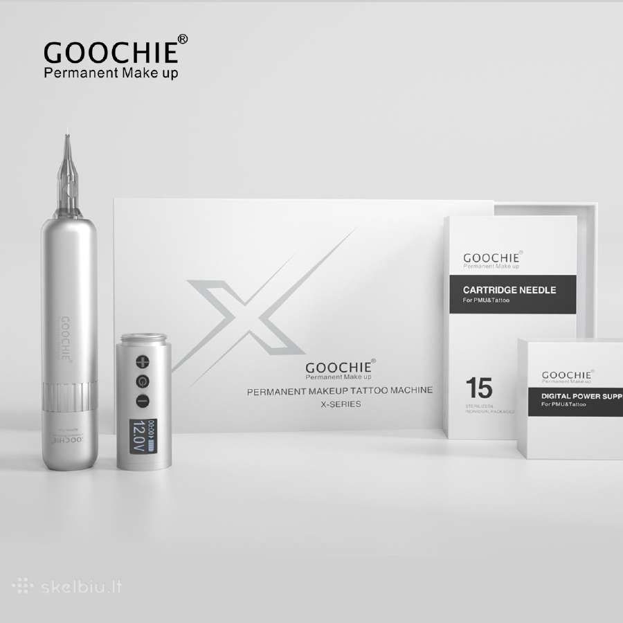 Profesionali belaidė Pmu mašinėlė Goochie X-series