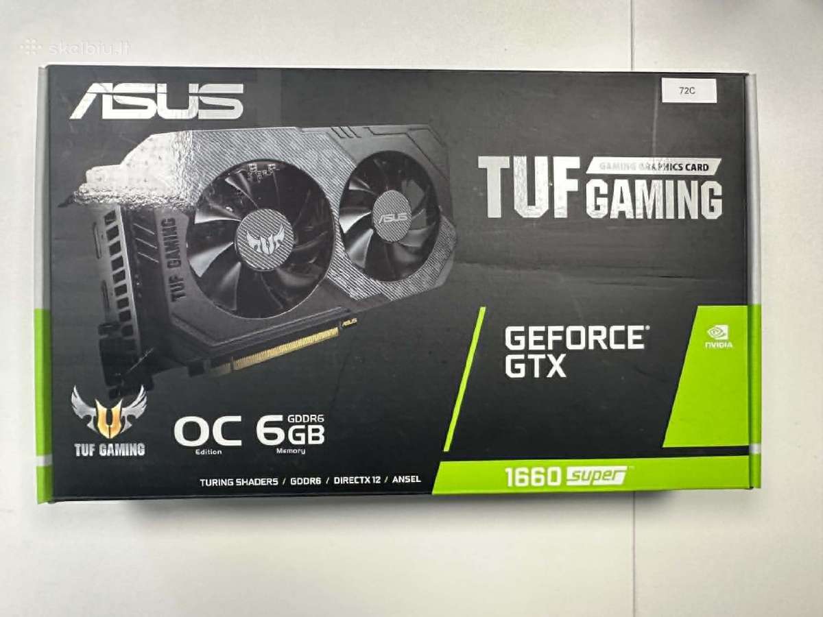 Vaizdo plokštės - Gtx1660 super - Rx5700xt- Rx580