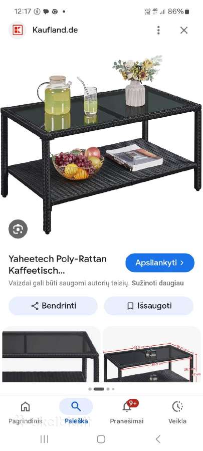 Lauko stalas
