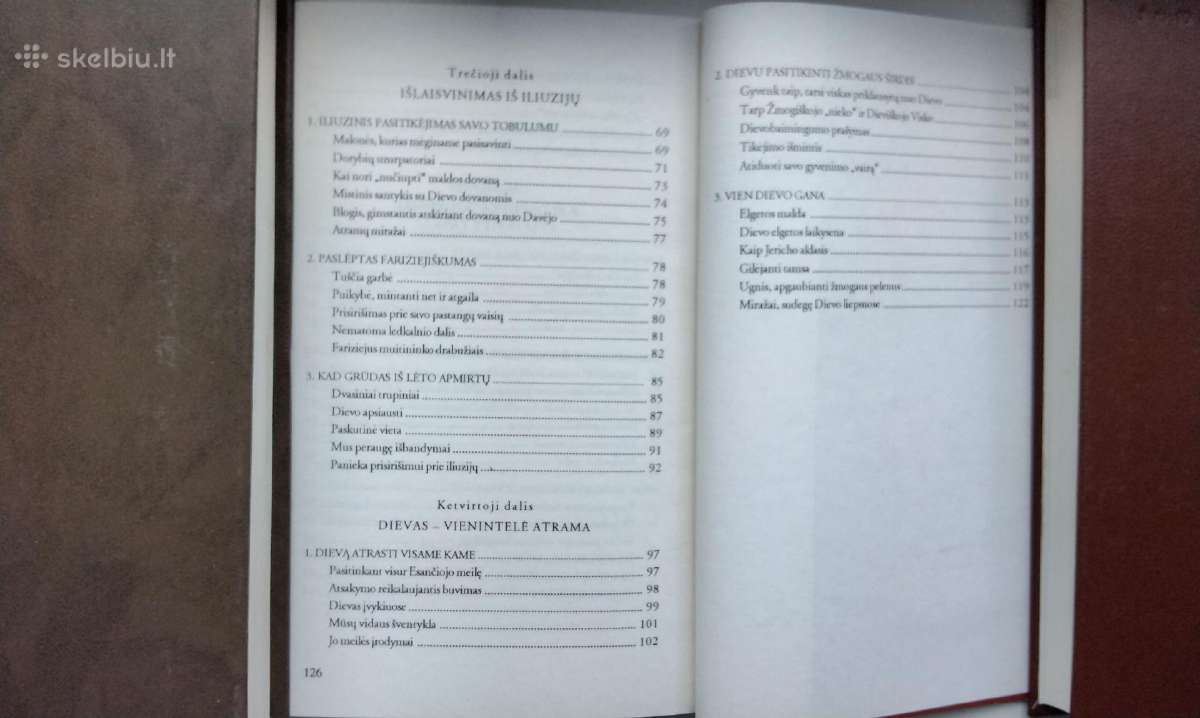 Vien Dievo gana. Gyventi palaiminim dvasia. Kuniga - nuotraukos Nr. 8
