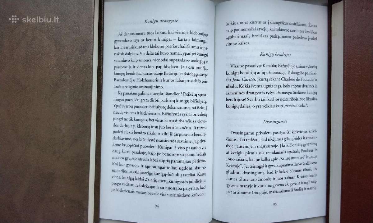 Vien Dievo gana. Gyventi palaiminim dvasia. Kuniga - nuotraukos Nr. 24