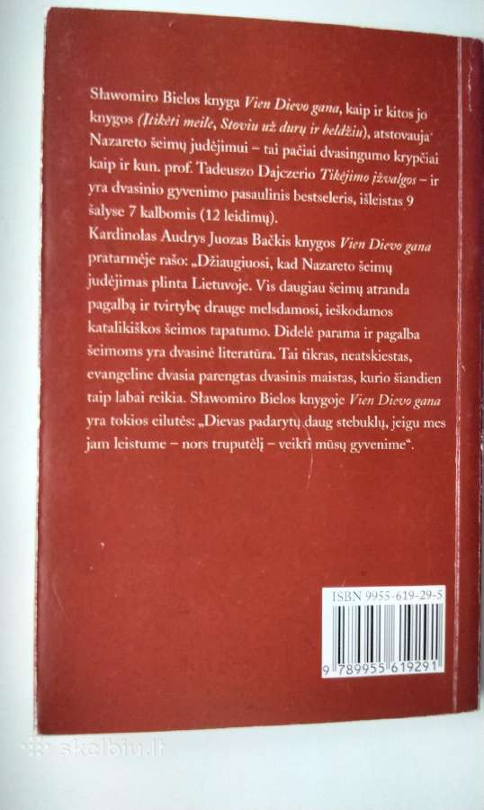 Vien Dievo gana. Gyventi palaiminim dvasia. Kuniga - nuotraukos Nr. 9