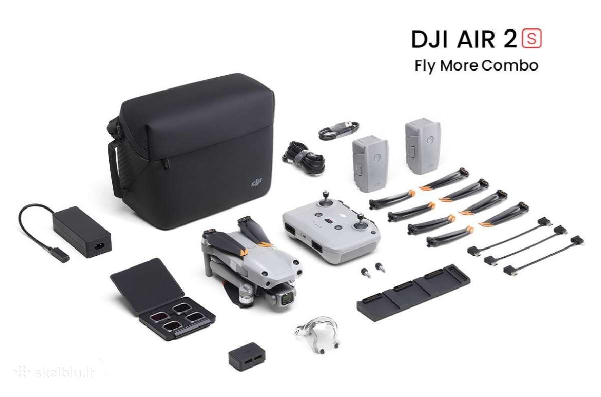 Dji Air2s fly more combo+priedai - nuotraukos Nr. 3