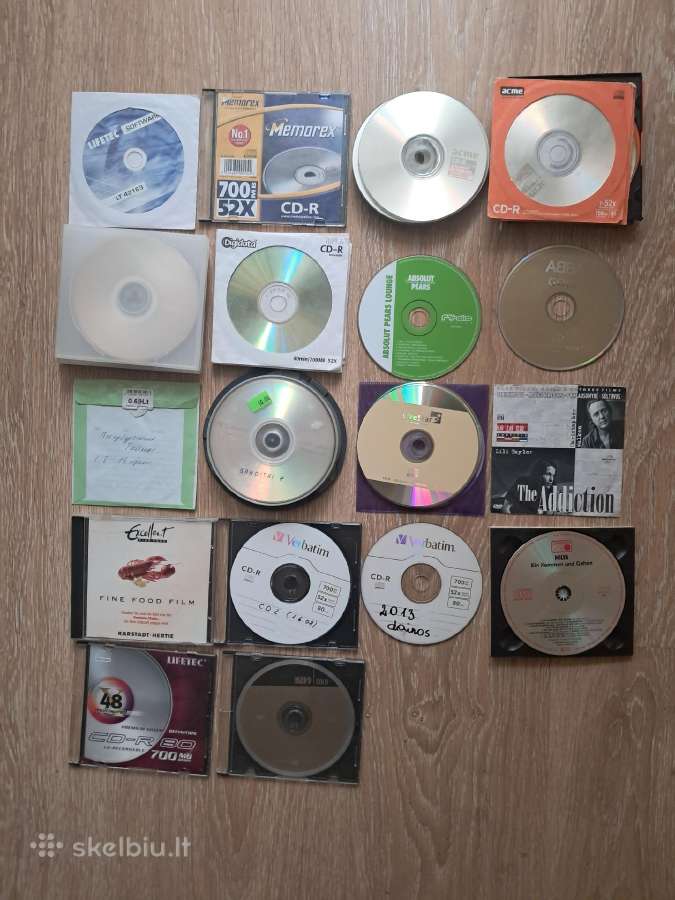 Kompaktiniai diskai CD ir Dvd
