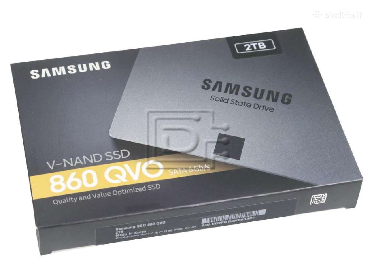 Parduodu 2tb Qvo SSD 94% Health, kaina galutine