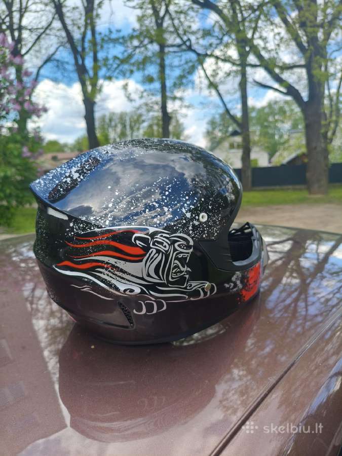 Motocroso tipo šalmai - nuotraukos Nr. 12
